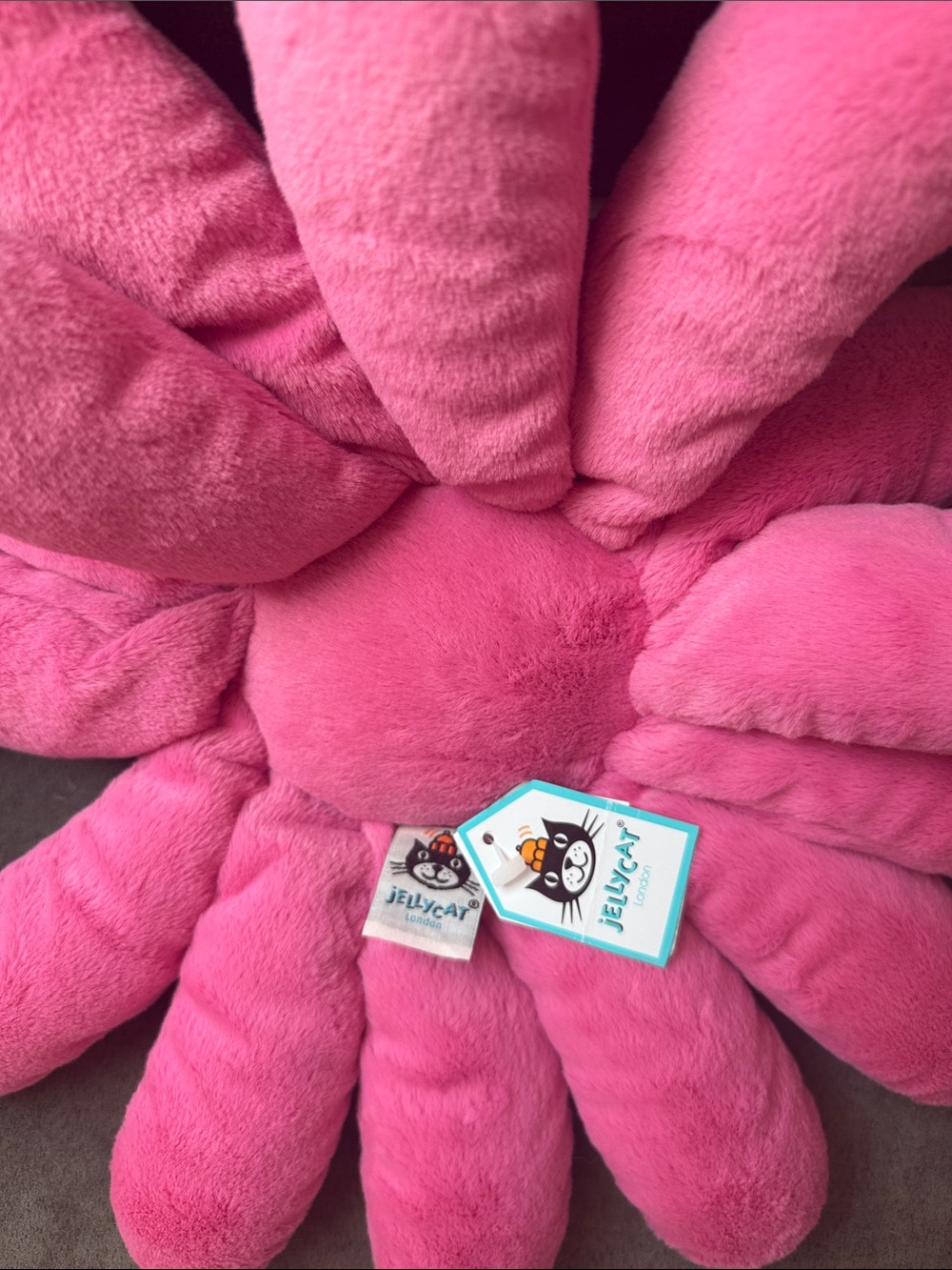 Jellycat Pink Daisy Plush Flower - Picture 2 of 5